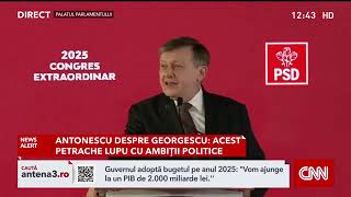 Stiri pe surse - Crin Antonescu la Congresul PSD