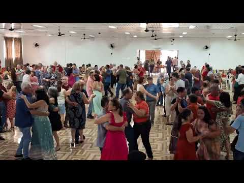 no clube Sempre Unidos em Quedas do Iguaçu no Paraná(com marcos e margarida)