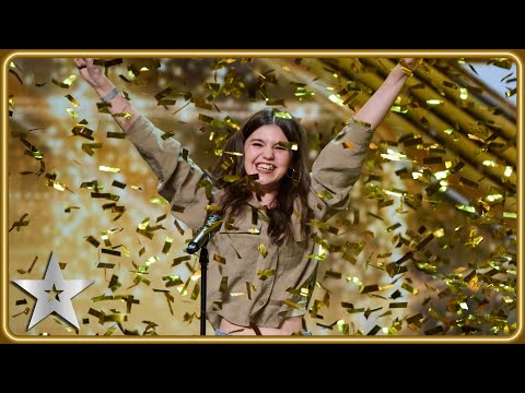 14-year-old Maya Giotea's GOLDEN BUZZER Beyoncé performance! | Auditions | BGT 2025