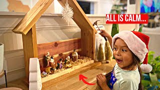 How to Build a DIY Nativity Scene Stable using Kreg Pocket Hole Jig!