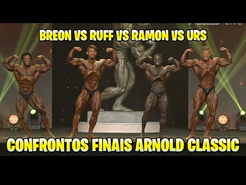 CONFRONTOS FINAIS ARNOLD CLASSIC OHIO RAMON VS URS VS BREON VS RUFF DIESEL