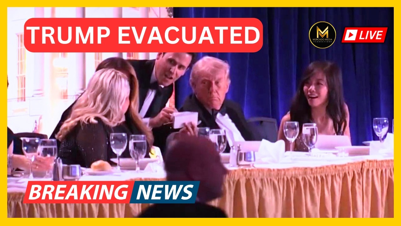 BREAKING: Shots Fired at WHCD, Trump Evacuated - Live Breaking News Coverage