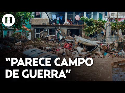 ¡Tragedia por lluvias en Veracruz! Desborde de Río Cazones arranca casas y deja cuerpos bajo el lodo