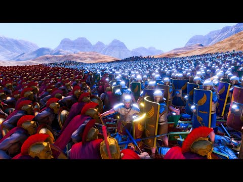 11000 Romans VS 12000 Spartans . Ultimate Epic Battle Simulator 2  UEBS 2