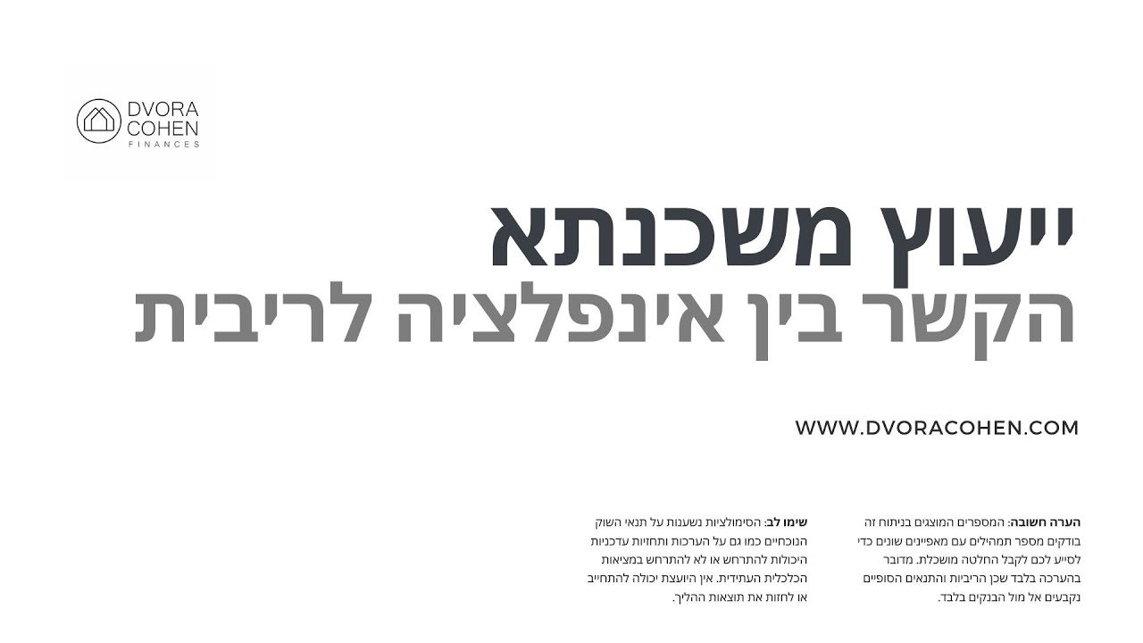 מאקרו כלכלה — הקשר בין אינפלציה לריבית