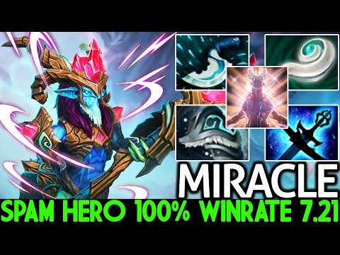 Miracle- [Leshrac] When Pro Player Spam Hero 100% Winrate Meta 7.21 Dota 2