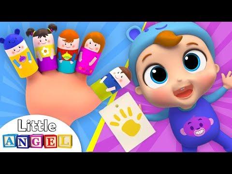 Finger Family | Baby Learns Colors | Kids Songs by Little Angel Video