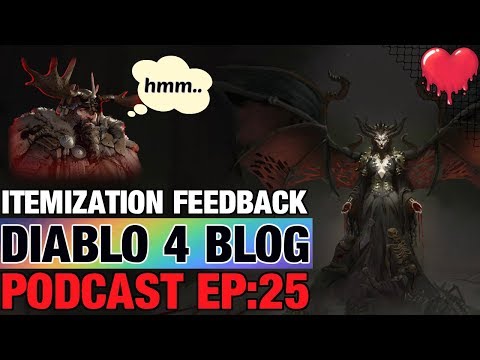 Diablo 4 Itemization Part 2 - Diablo Podcast Bludd Heart