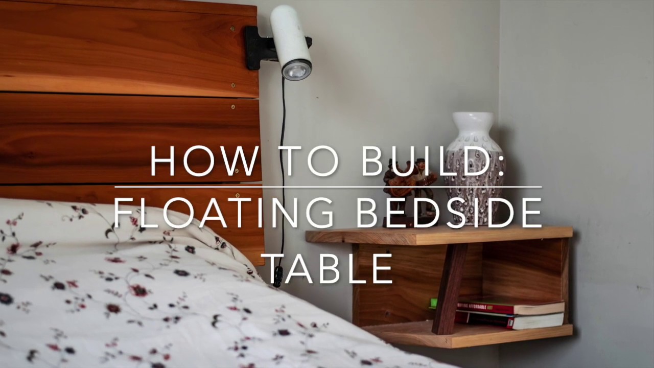 How To Build: Floating Bedside Table