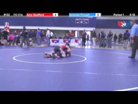 WM 67 KG 5th - Amy Spafford (Lindenwood) vs Amanda Prough (MBU)