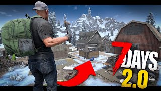 7 Days 2.0 LIVE - We need to fix up this base! Building and questing!