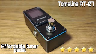 Video thumbnail for Tomsline AT 07 Mini Chromatic Tuner Effects Pedal review  Budget Tuner pedal by Chasing Zenith