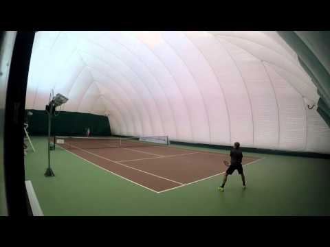 10 февраля 2016 Теннис Белгород ТЕ 2 Четвертьфинал  Вербин Новиков 64 63 GOPR9705