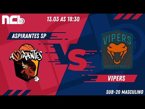 ASPIRANTES SP X VIPERS - NCB SUB-20 MASCULINO 2022.1