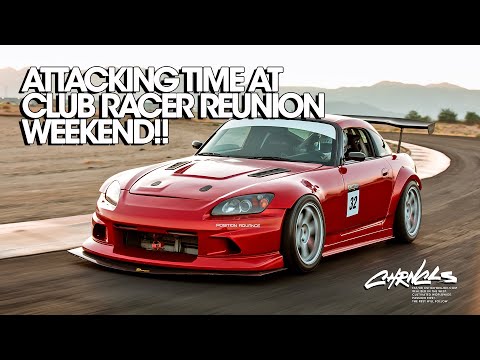 Attacking Time At Club Racer Reunion Weekend!!...