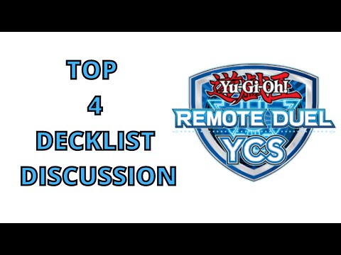 Top 4 Deck lists! Remote Duel YCS Deck Discussion