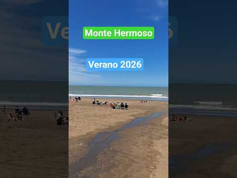 monte Hermoso en enero 2026 la mejor playa #shorts