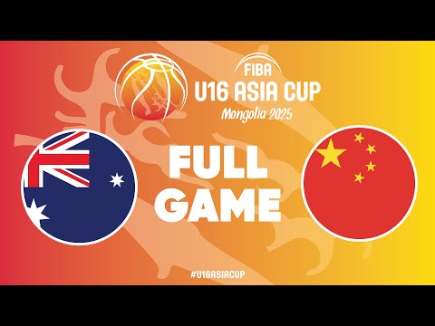 Final | Australia v China | Full Basketball Game | FIBA U16 Asia Cup 2025