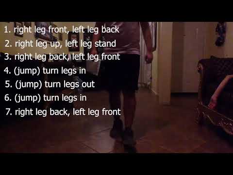 Heel Toe Cross + Charleston Tutorial (Music) (Tik Tok)