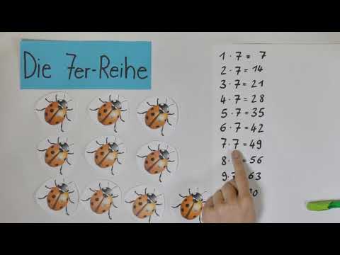 Einmaleins mit 7