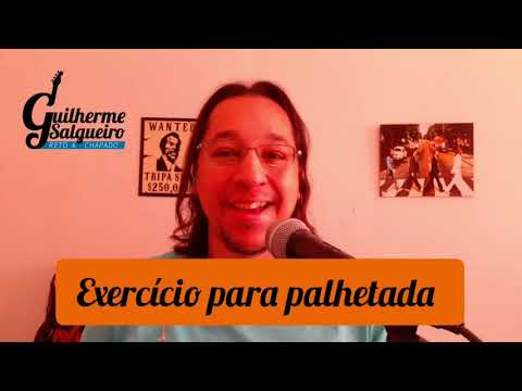 Fundamentos do Cavaquinho - exercício para palhetada "tradicional"