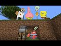 Minecraft Speedrunner Mr Krabs VS 4 Hunters