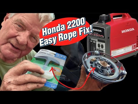 Honda 2200 Generator | Recoil Rope Replacement Made Easy