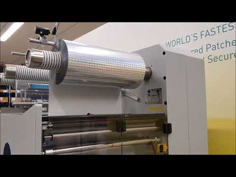  Continous application of holographic foil across the web with Pantec Rhino