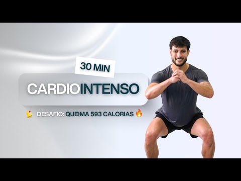 30-MINUTE INTENSE CARDIO HIIT | Burn 593 calories at home, no equipment needed.