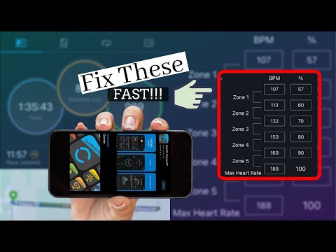 Set up Heart-Rate Zones FAST Using Garmin Connect App//A Garmin Connect Tutorial