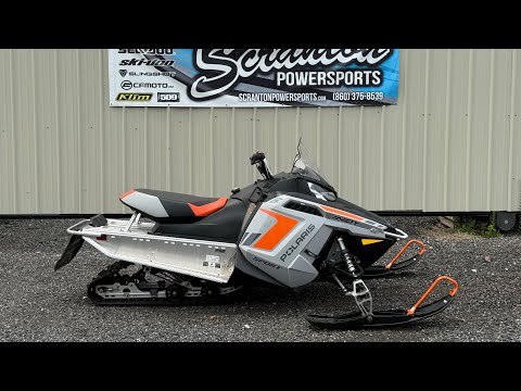 New 2025 Polaris 550 INDY Sport 121 ES Ghost Gray Snowmobiles For