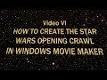 How to Create the Star Wars Opening Crawl in ...