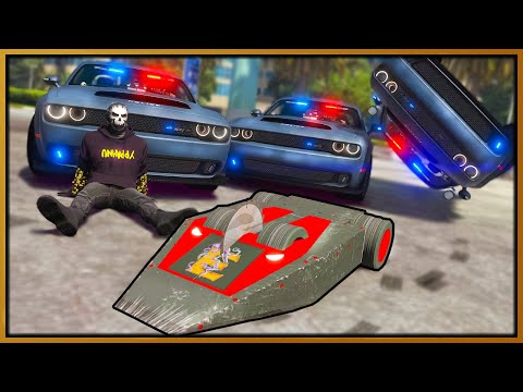 Tiny RC Flip Car Trolling Cops in GTA 5 RP