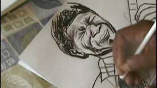 Atlanta Artist Corey Barksdale BB King Sketch/Speed Drawing Jazz Artist