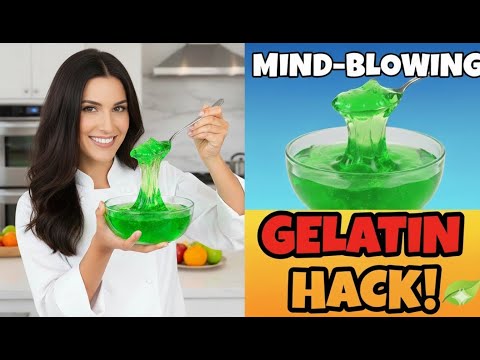 gelatin trick recipe - (( jello diet recipe! )) - the viral gelatin trick - gelatin trick