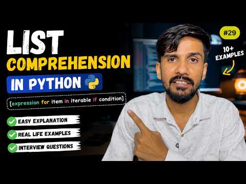 List Comprehension In Python Python Tutorial For Beginners 10 Practical Examples