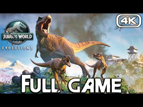 JURASSIC WORLD EVOLUTION 3 Gameplay Walkthrough FULL GAME (4K 60FPS) No Commentary