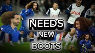 MARC CUCURELLA SLIPS VS TOTTENHAM