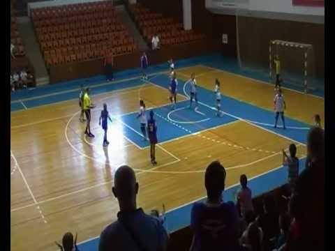 Minihandbal Turneul Final Sirius Tg-Mures - Otelul Galati  repriza I-a