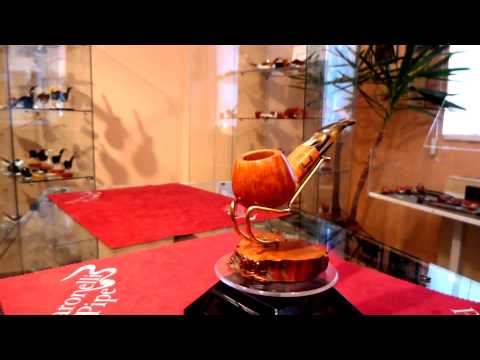 Pipa radica half bent fatta a mano - www.paronellipipe.it