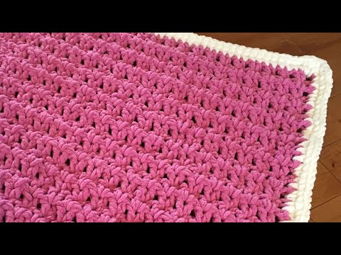 Left Hand Crochet for Beginners Baby Blanket Pattern The Crochet Crowd
