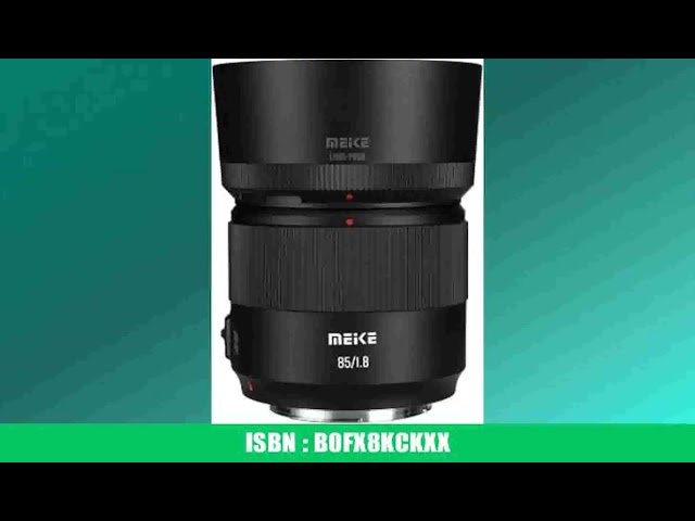 Vídeo relacionado con Meike 85mm f1.8 SE II Full Format STM High Definition 8K Autofocus Mittel-Teleobjektiv für Canon EOS EF-Bajonett DigitalSLR kameras Kompatibel mit Canon APS-C wie 1D 5D3 5D4 6D 7D 70D 550D