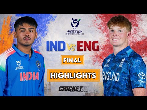India vs England Under 19 World Cup 2026 Final Match Highlights 2026 | IND vs ENG Cricket 19