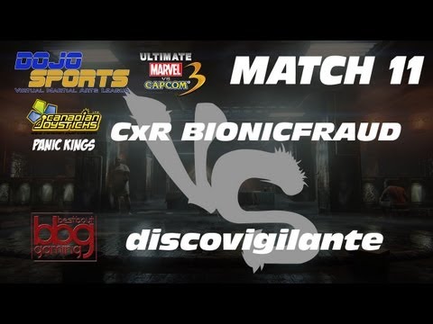 11 - DojosportsW4 UMvC3 - CanJS_PK vs BBG - CxR BionicFraud vs discovigilante