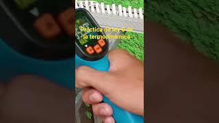 fundición de estaño #uteq práctica de ley 0 de la termodinámica