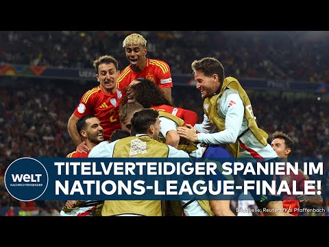 Video Thumbnail: NATIONS LEAGUE: Titelverteiger Spanien zieht nach Torfest gegen Frankreich ins Finale ein!