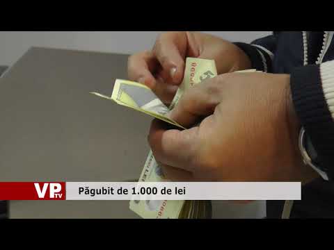 Păgubit de 1.000 de lei
