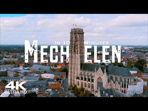MECHELEN 🇧🇪 Drone Aerial 4K | Belgium België Belgique Vlaanderen