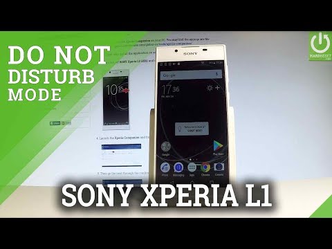 Do Not Distrub Mode in SONY Xperia L1 - Do Not Distrub Settings
