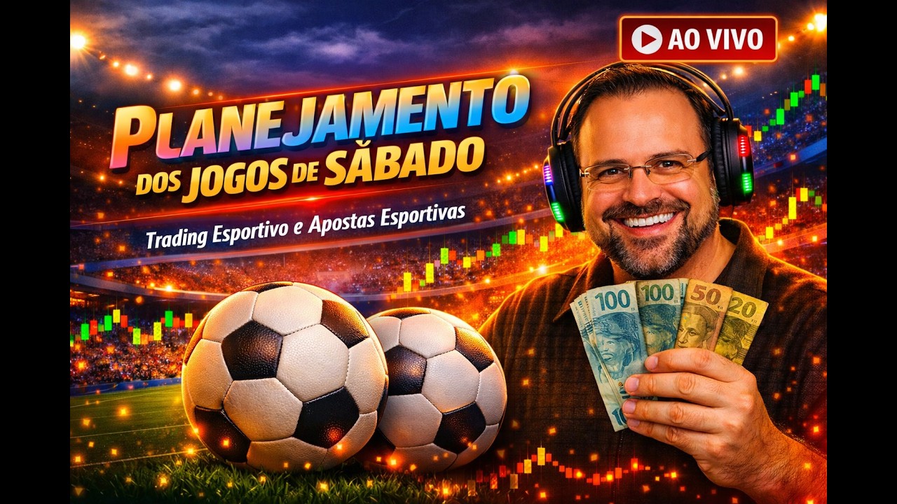 Planejamento dos Jogos de Sábado | Trading Esportivo e Apostas Esportivas com Alta Assertividade